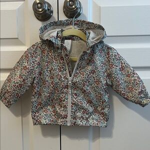 H&M Kids Floral Raincoat with Hood